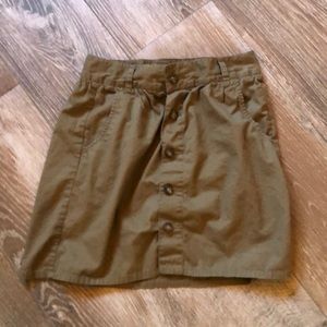 Old Navy Super Soft Button Down Skirt